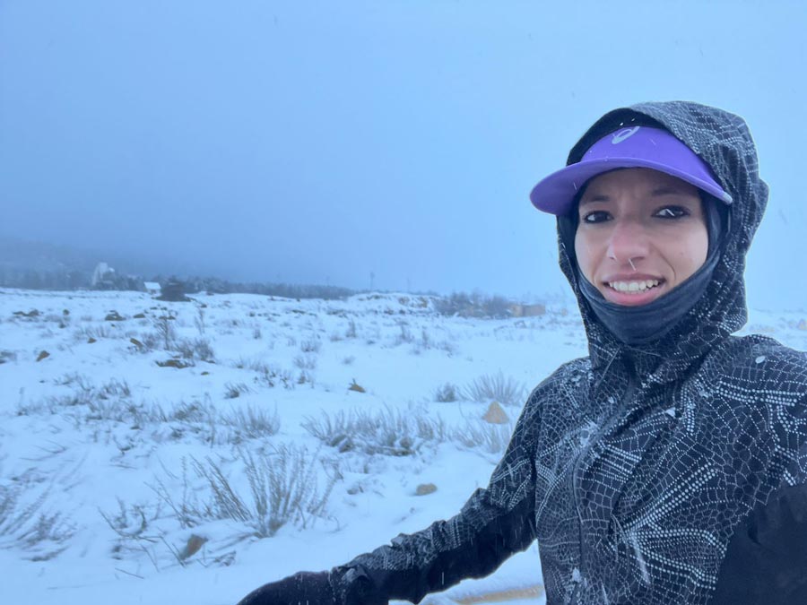 Fátima Ouhaddou: “Estoy entrenando entre la nieve para el maratón de Sevilla”