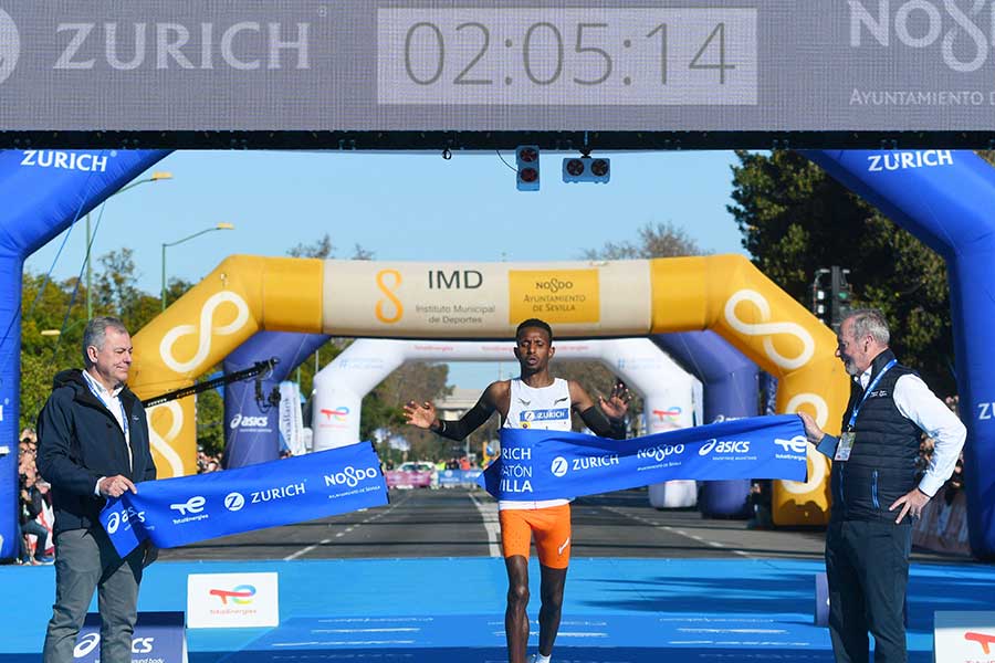 Olympic champion Selemon Barega makes a good debut at the Zurich Marathon of Seville