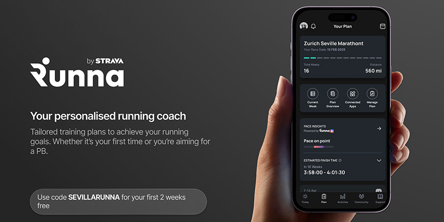 Runna is the official coach of the Zurich Seville Marathon! 