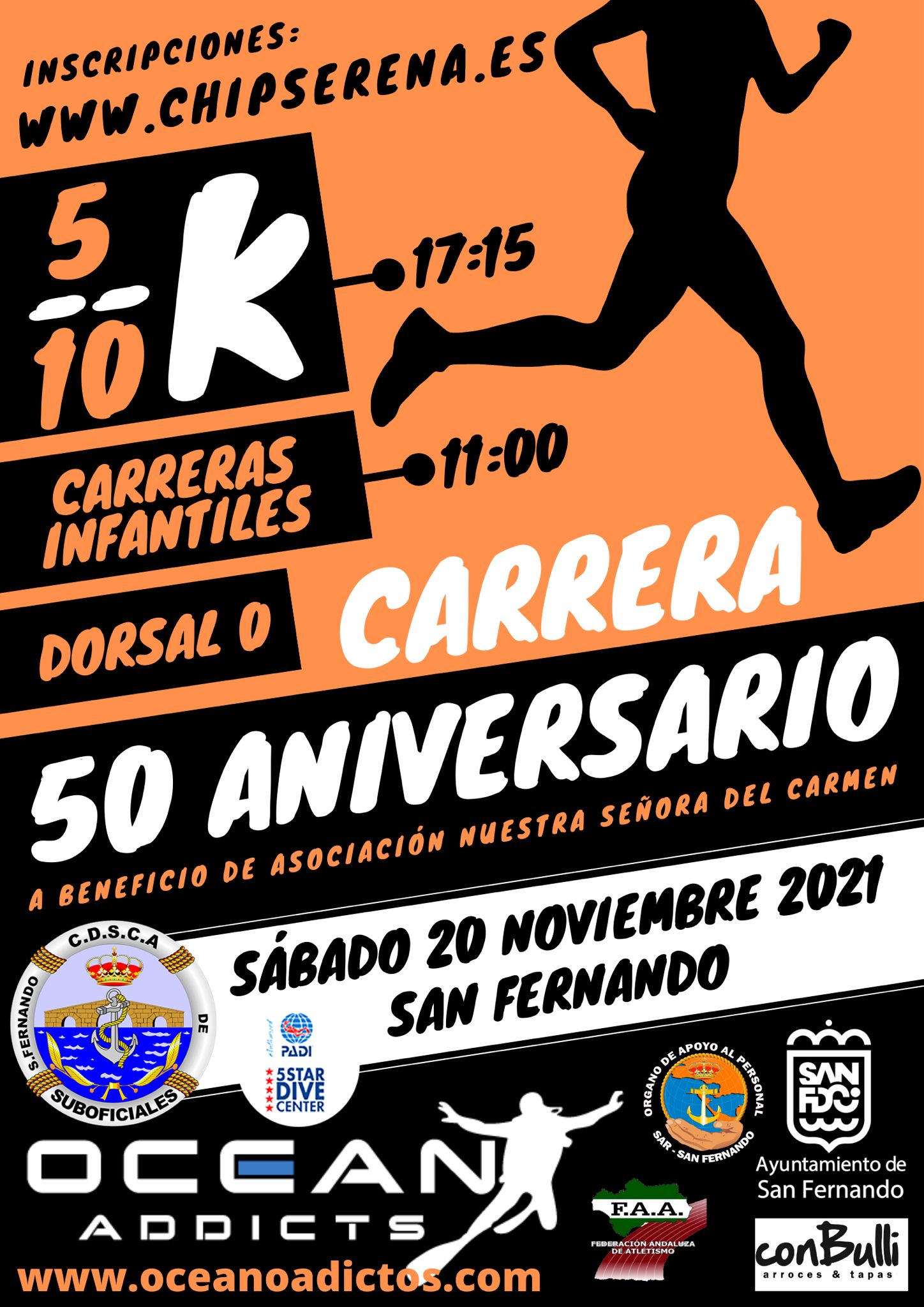 Carrera 50º Aniversario C.D.S.C.A. Suboficiales