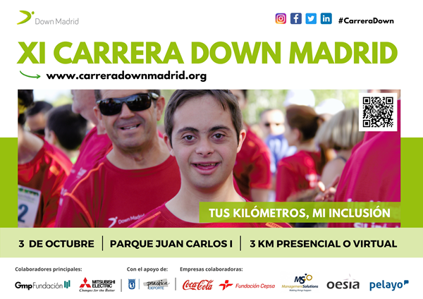 XI Carrera Down Madrid PRESENCIAL/VIRTUAL