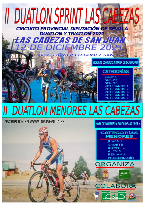 Duatlón Las Cabezas de San Juan. IV Circuito Provincial Duatlón-triatlón 2021
