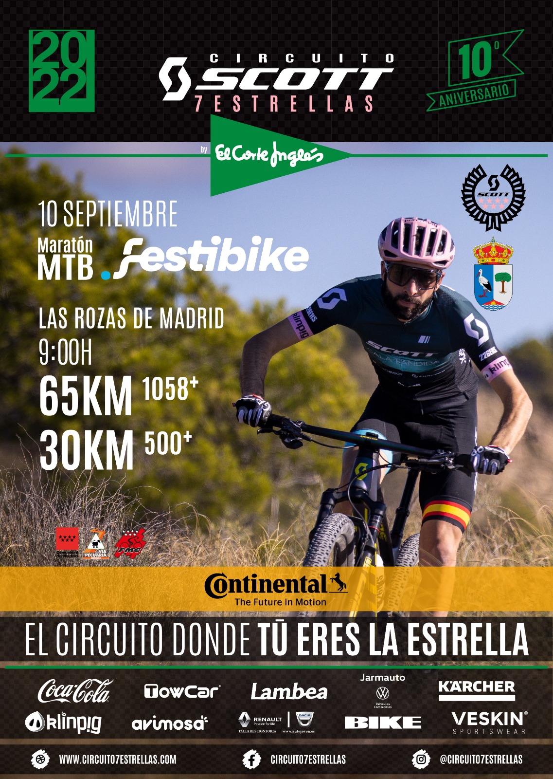 Maratón MTB FESTIBIKE Presented by CONTINENTAL LAS ROZAS. Circuito 7 Estrellas MTB