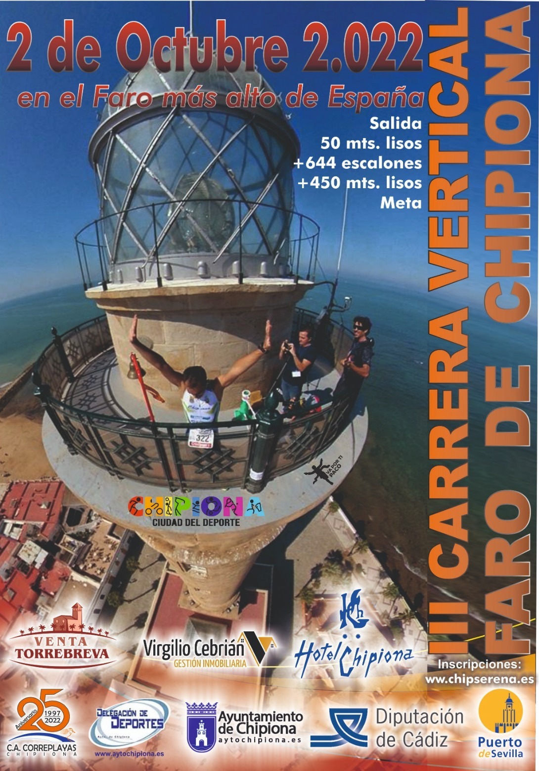 III Carrera Vertical Faro de Chipiona
