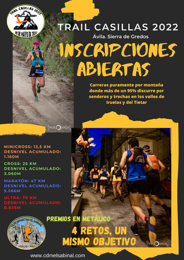 Lista de Espera. Maratón 47 km. IV Trail Casillas 2022