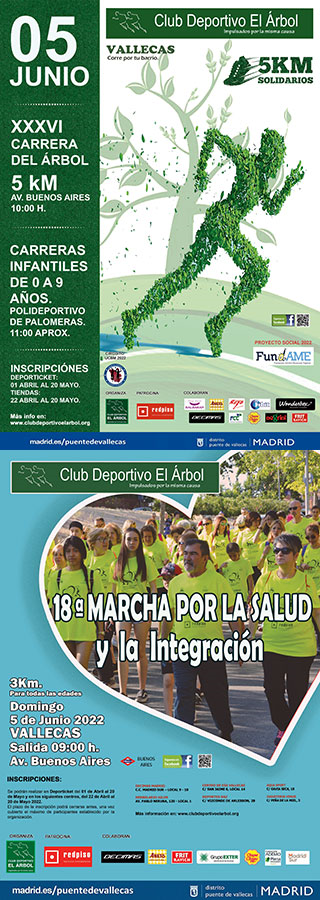 XXXVI Carrera del Árbol y 18ª Marcha por la Salud y la Integración
