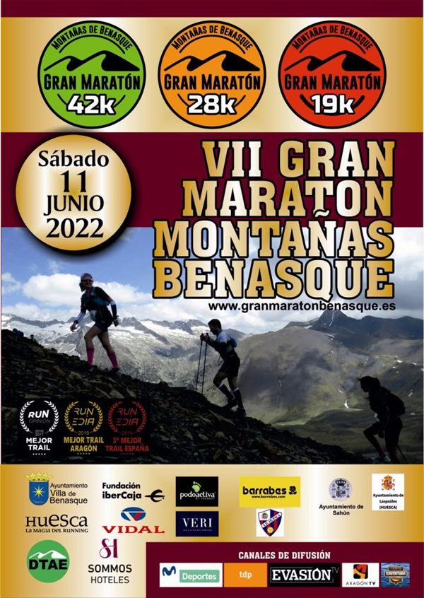 VII Gran Maratón de Montañas de Benasque: 42km, 28km y 19km