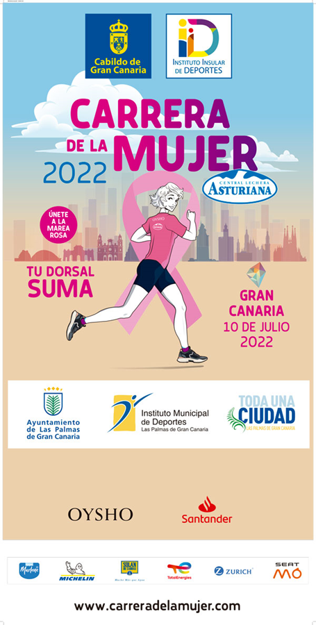 Carrera de la Mujer Central Lechera Asturiana 2022. Gran Canaria