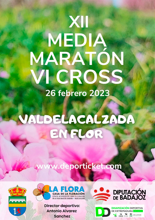 XII Media Maratón y VI 10K Valdelacalzada en Flor