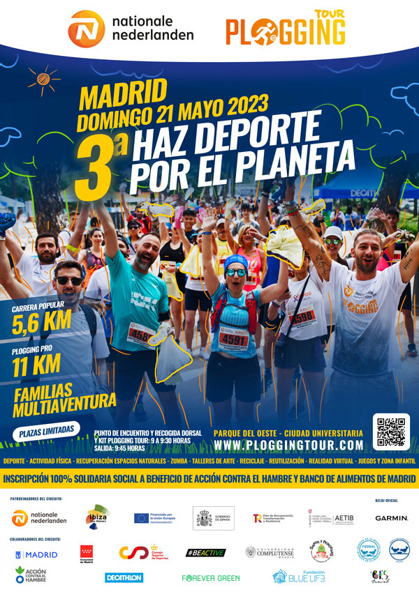 Carrera Haz Deporte por el Planeta - Nationale Nederlanden Plogging Tour Madrid