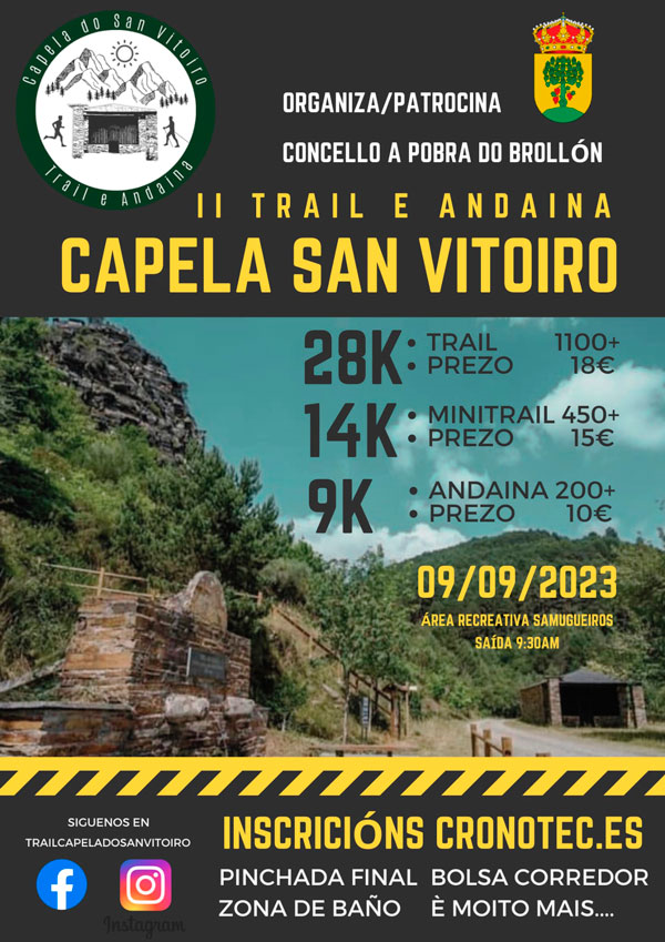 II Trail e Andaina Capela do San Vitoiro