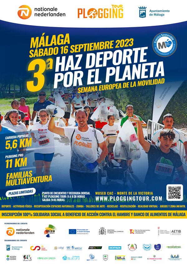 Carrera Haz Deporte por el Planeta - Nationale Nederlanden Plogging Tour Málaga