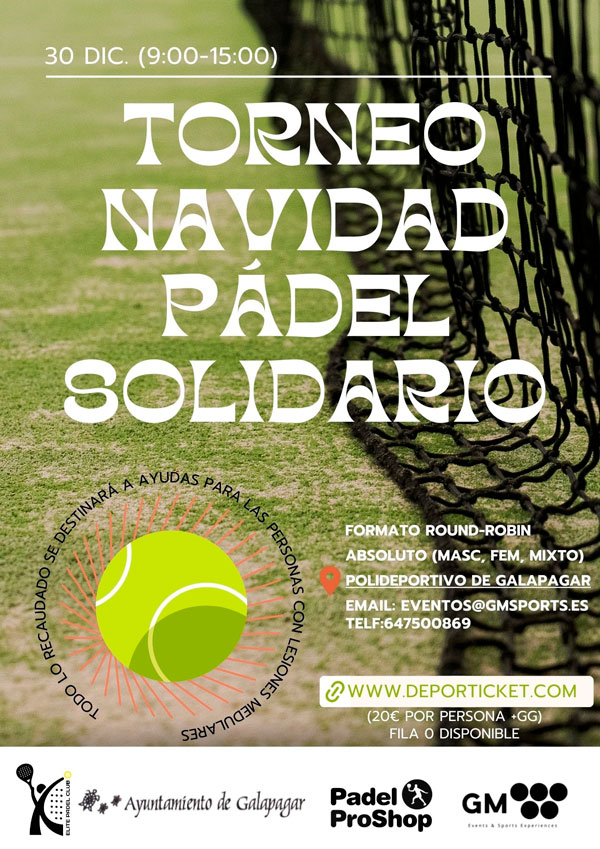 Torneo de Pádel Solidario Galapagar