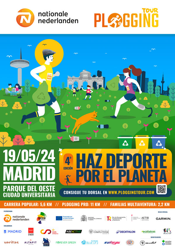 Carrera Haz Deporte por el Planeta - Nationale Nederlanden Plogging Tour Madrid