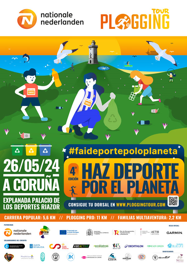 Carrera Haz Deporte por el Planeta - Nationale Nederlanden Plogging Tour A Coruña