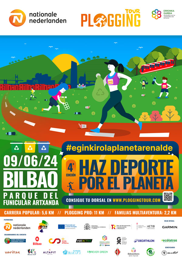 Carrera Haz Deporte por el Planeta - Nationale Nederlanden Plogging Tour Bilbao