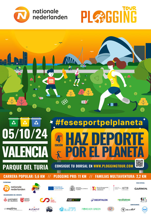 Carrera Haz Deporte por el Planeta - Nationale Nederlanden Plogging Tour Valencia