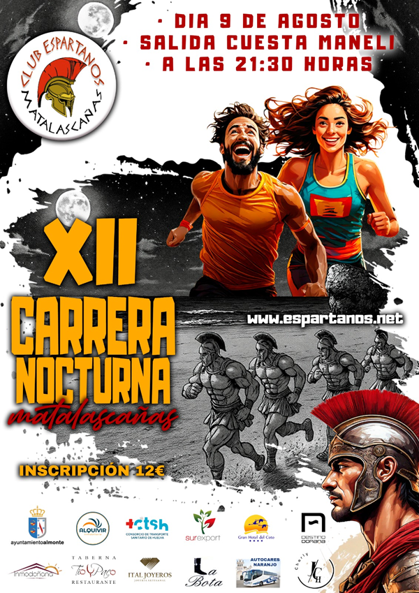 XII Carrera Nocturna Playas de Doñana, Matalascañas