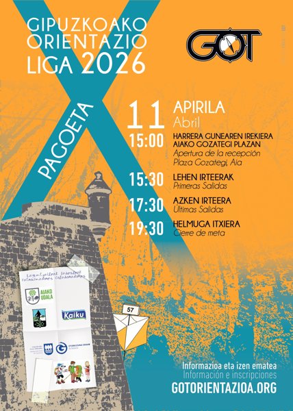 Liga GOL de Orientación de Gipuzkoa - Pagoeta