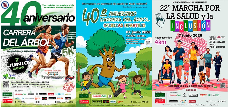 Carrera del Árbol y Marcha por la Salud y la Inclusión