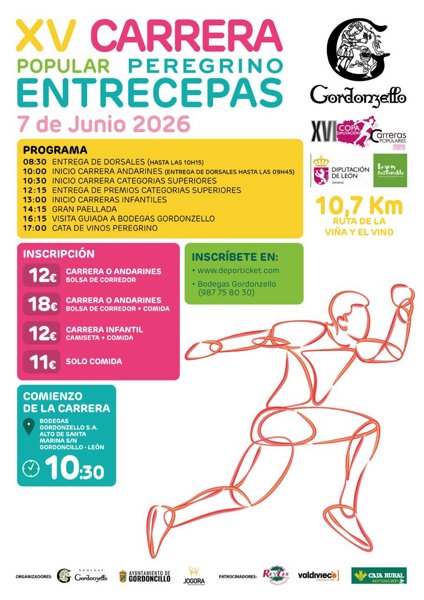 Carrera popular Peregrino Entrecepas Bodegas Gordonzello