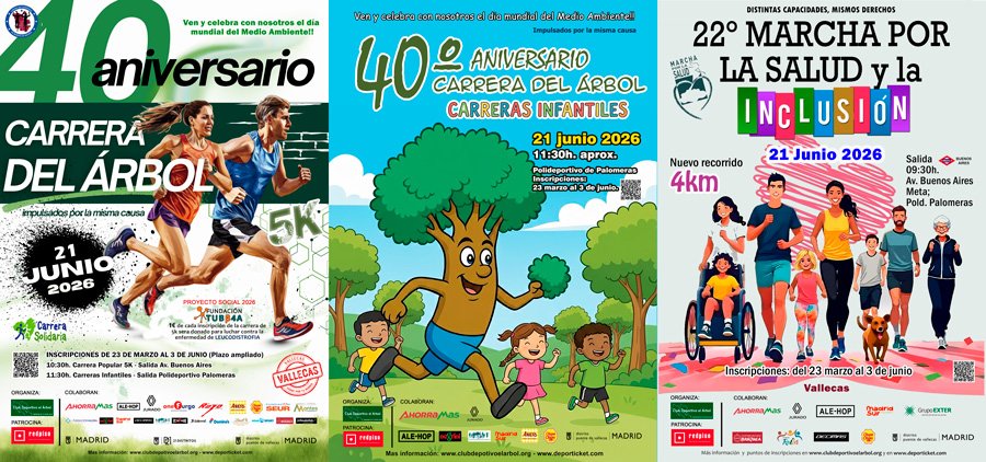 Carrera del Árbol y Marcha por la Salud y la Inclusión