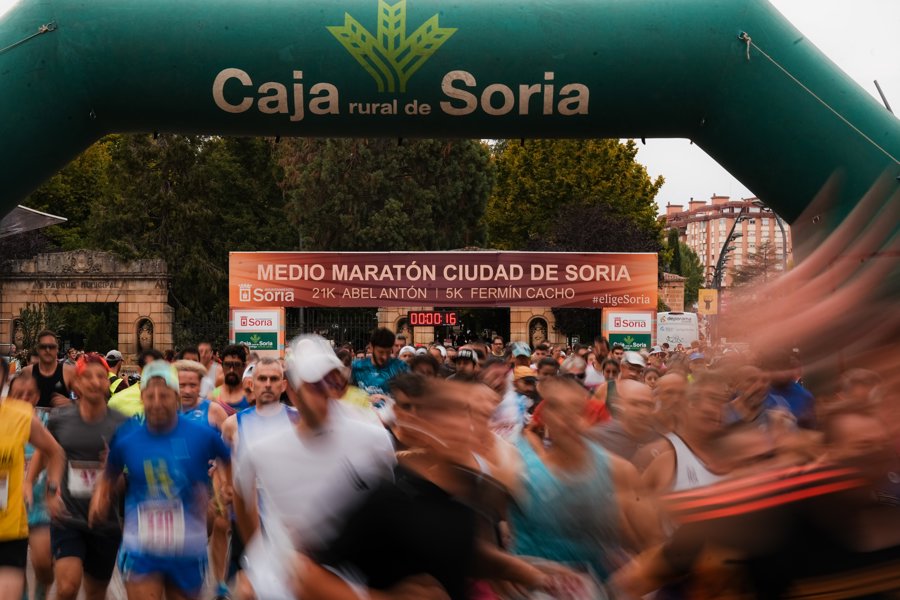 Medio Maratón Ciudad de Soria Abel Antón y 5K Fermín Cacho Caja Rural