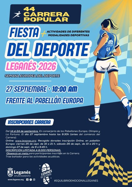 Carrera Popular Fiesta del Deporte - Leganés